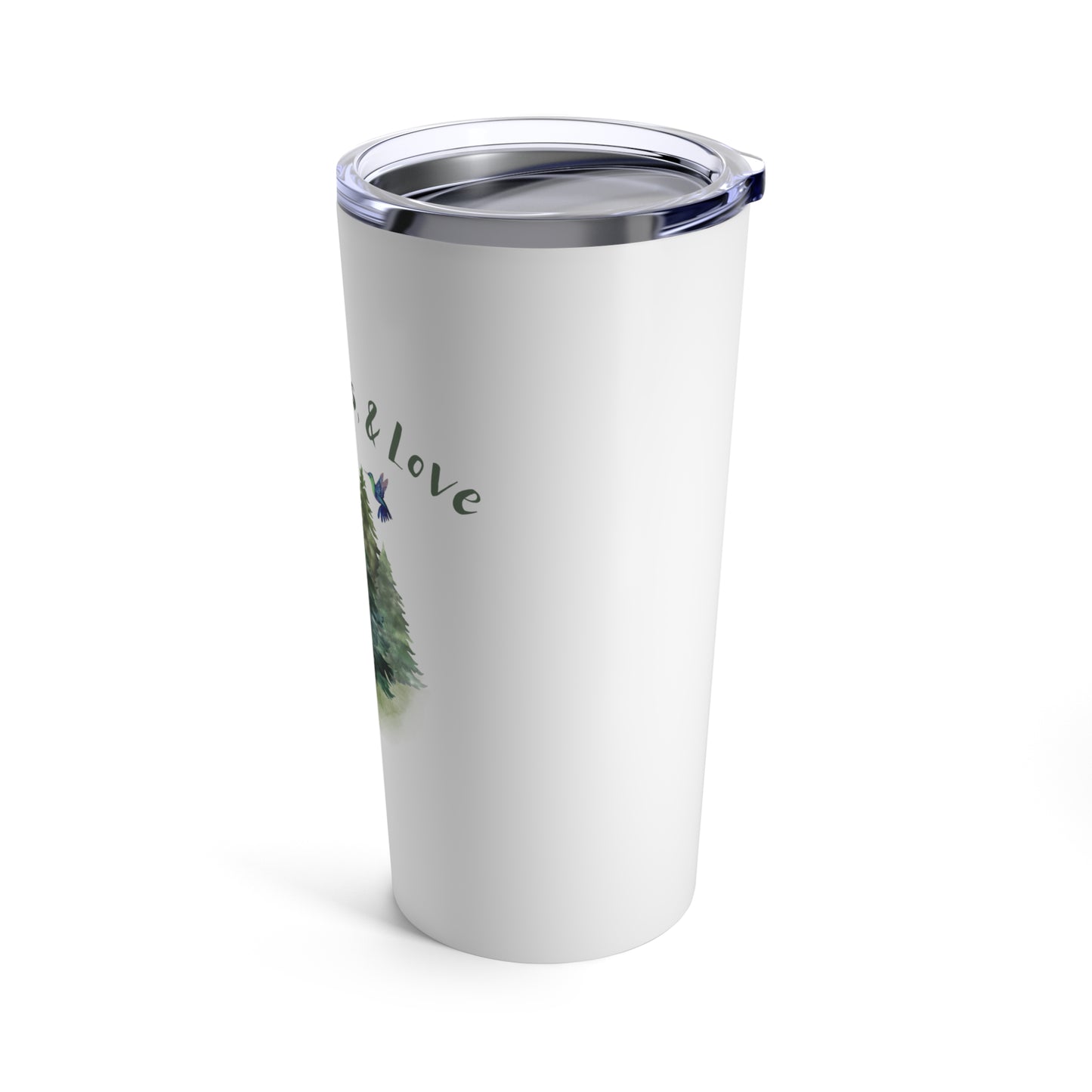 Peace Trees & Love Nature Lover 20oz Tumbler for Coffee Water Drinks