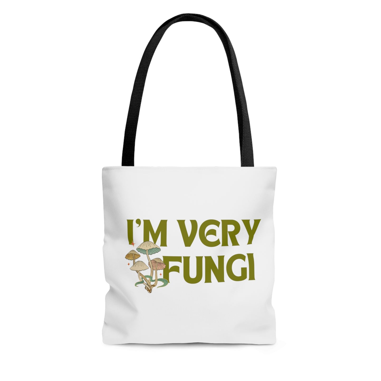 I'm Very Fungi Tote Bag Fun for Mushroom Lovers