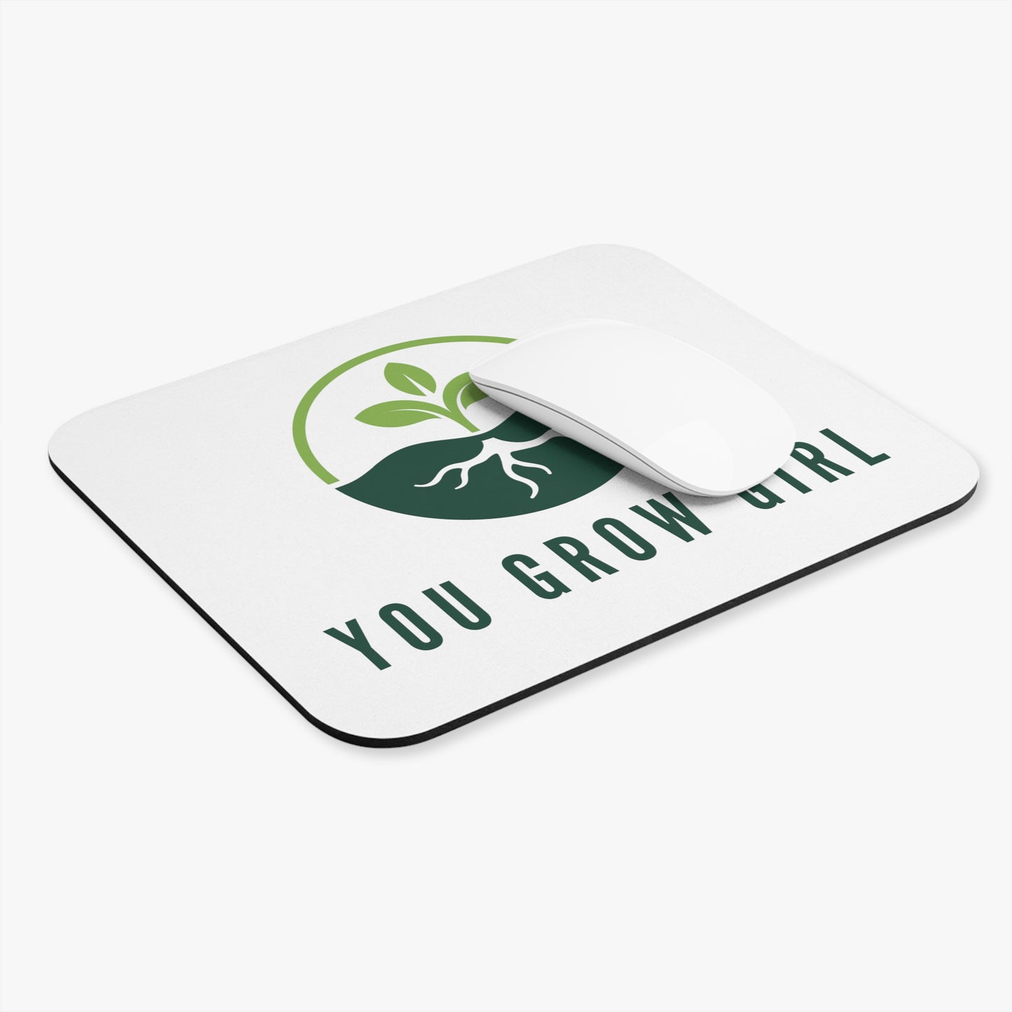 You Grow Girl Mouse Pad for Plant Lovers