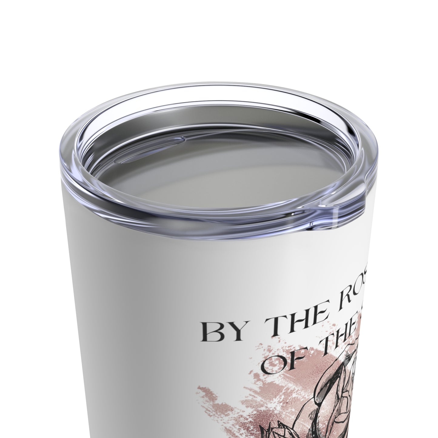 By The Roses of the Spring Shakespeare Fan 20oz Tumbler for Coffee Water Drinks