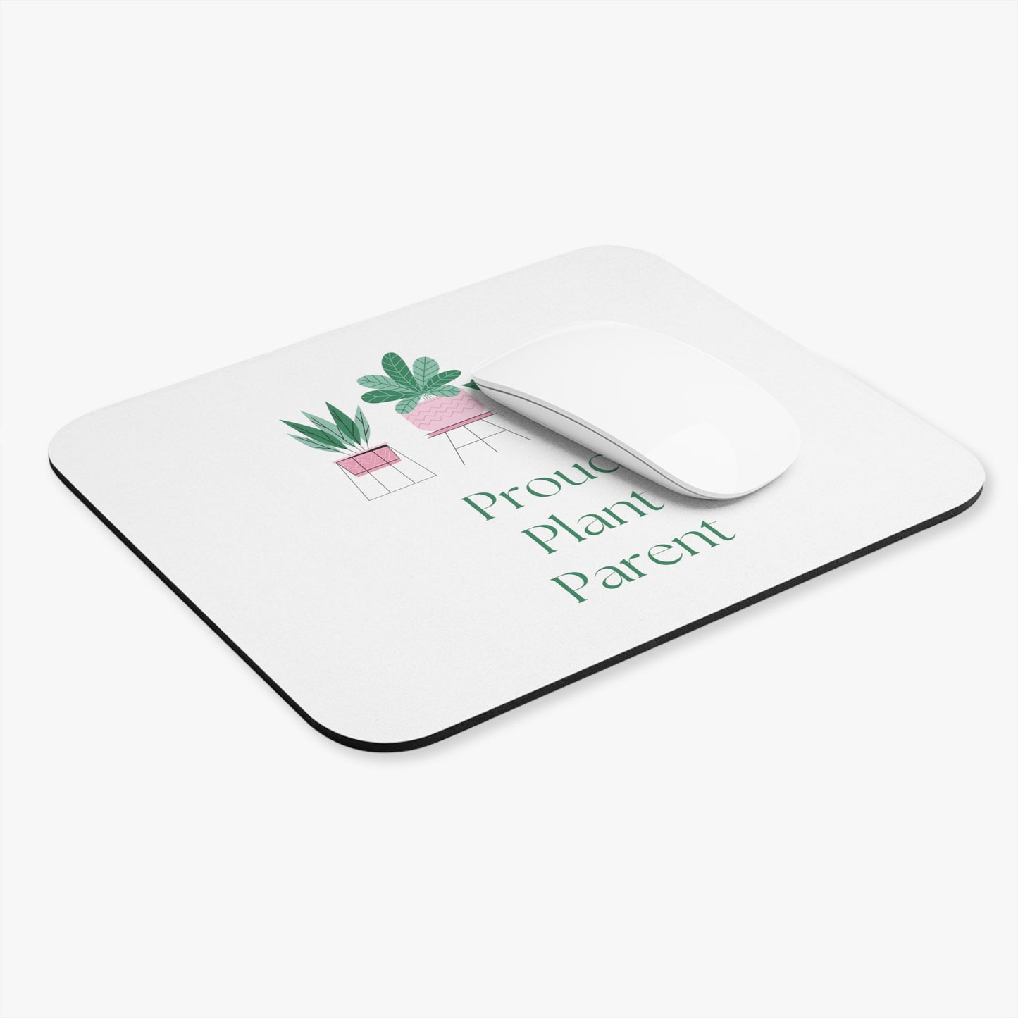 Proud Plant Parent Mouse Pad for Gardening Lovers