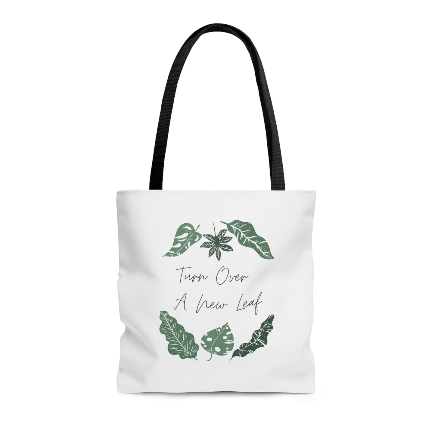 Turn Over A New Leaf Tote Bag Fun for Plant and Nature Lovers