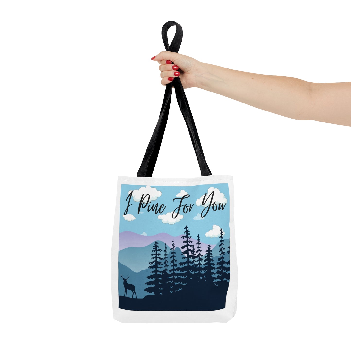 I Pine For You Tote Bag Fun for Plant and Nature Lovers