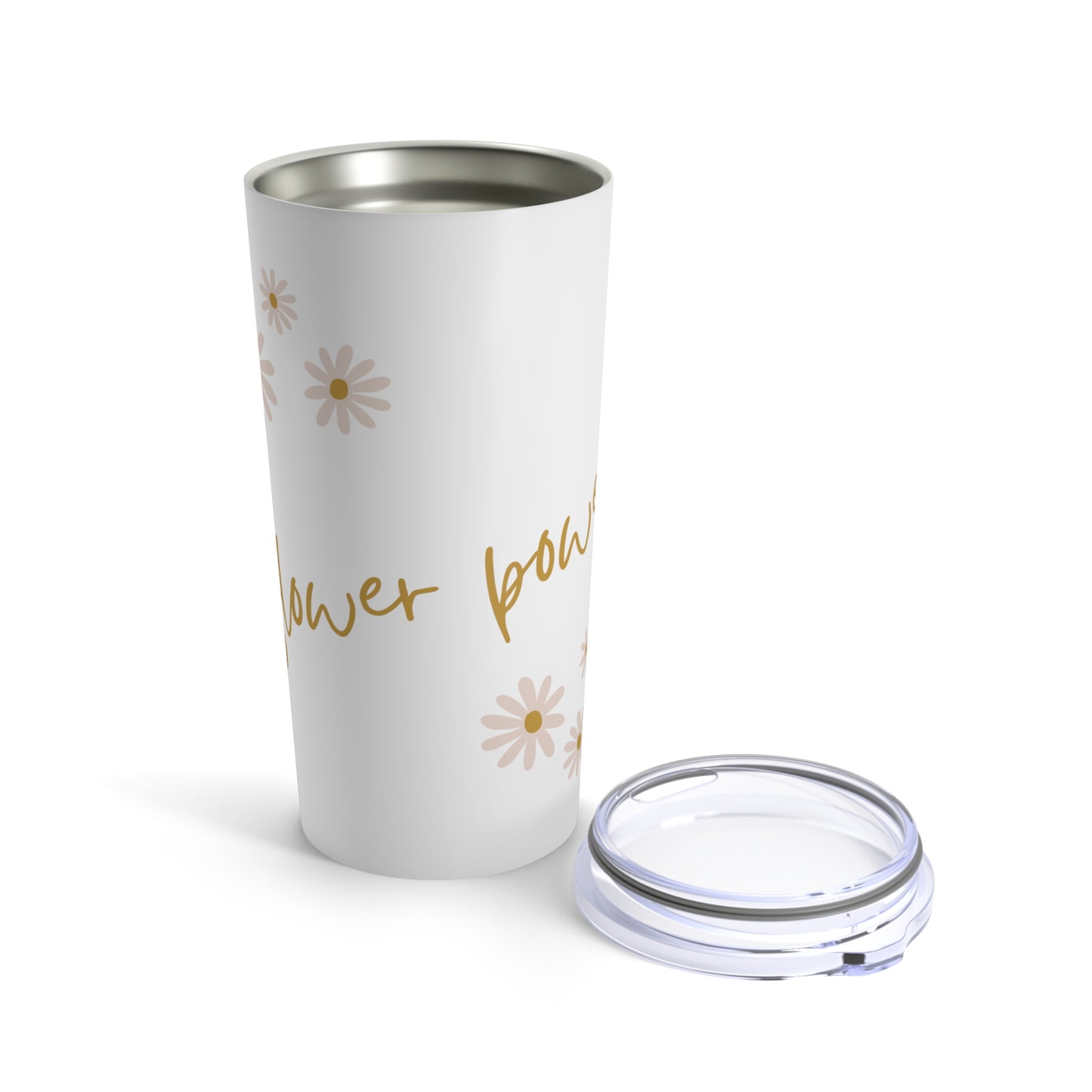 Flower Power 20oz Tumbler for Coffee Water Drinks