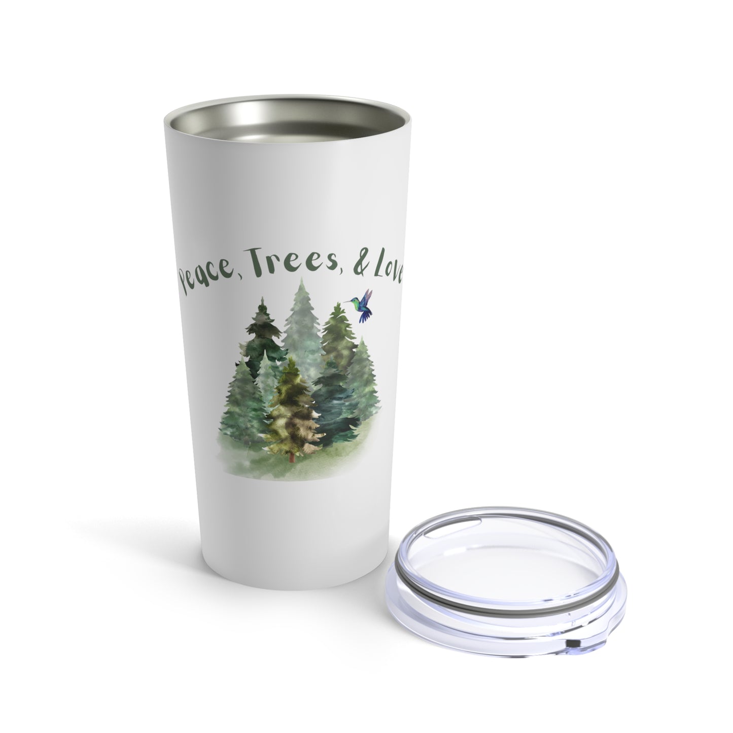 Peace Trees & Love Nature Lover 20oz Tumbler for Coffee Water Drinks