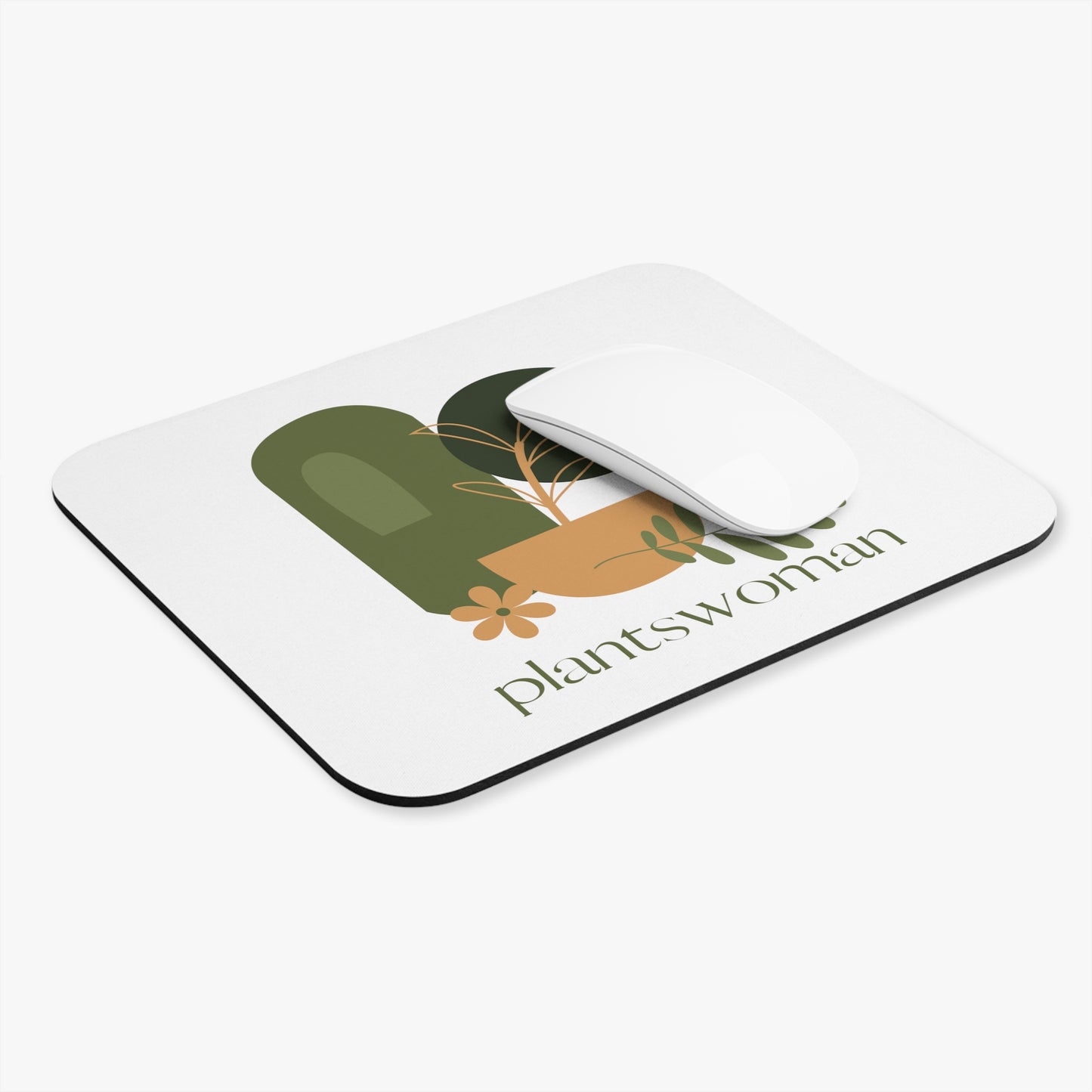 Plantswoman Mouse Pad for Gardening Lovers