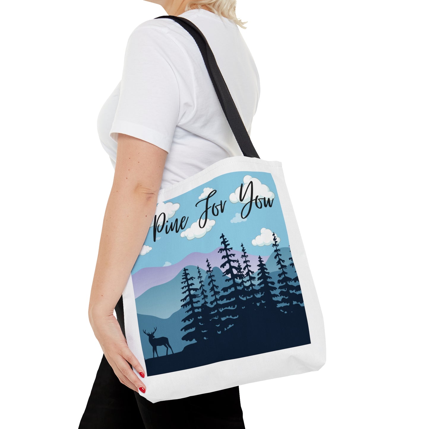 I Pine For You Tote Bag Fun for Plant and Nature Lovers