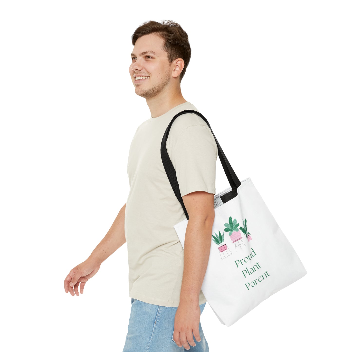 Proud Plant Parent Tote Bag Fun for Plant and Gardening Lovers