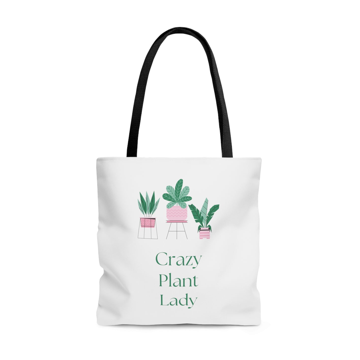 Crazy Plant Lady Tote Bag Fun for Gardening Lovers