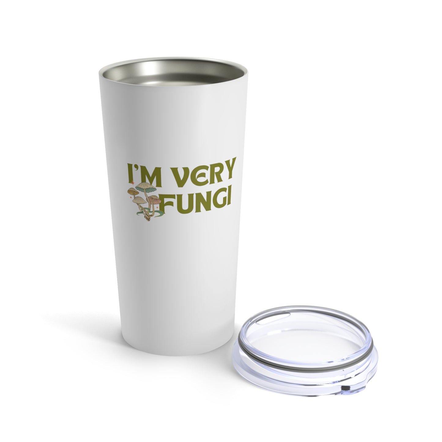 I'm Very Fungi Mushroom Lover 20oz Tumbler for Coffee Water Drinks