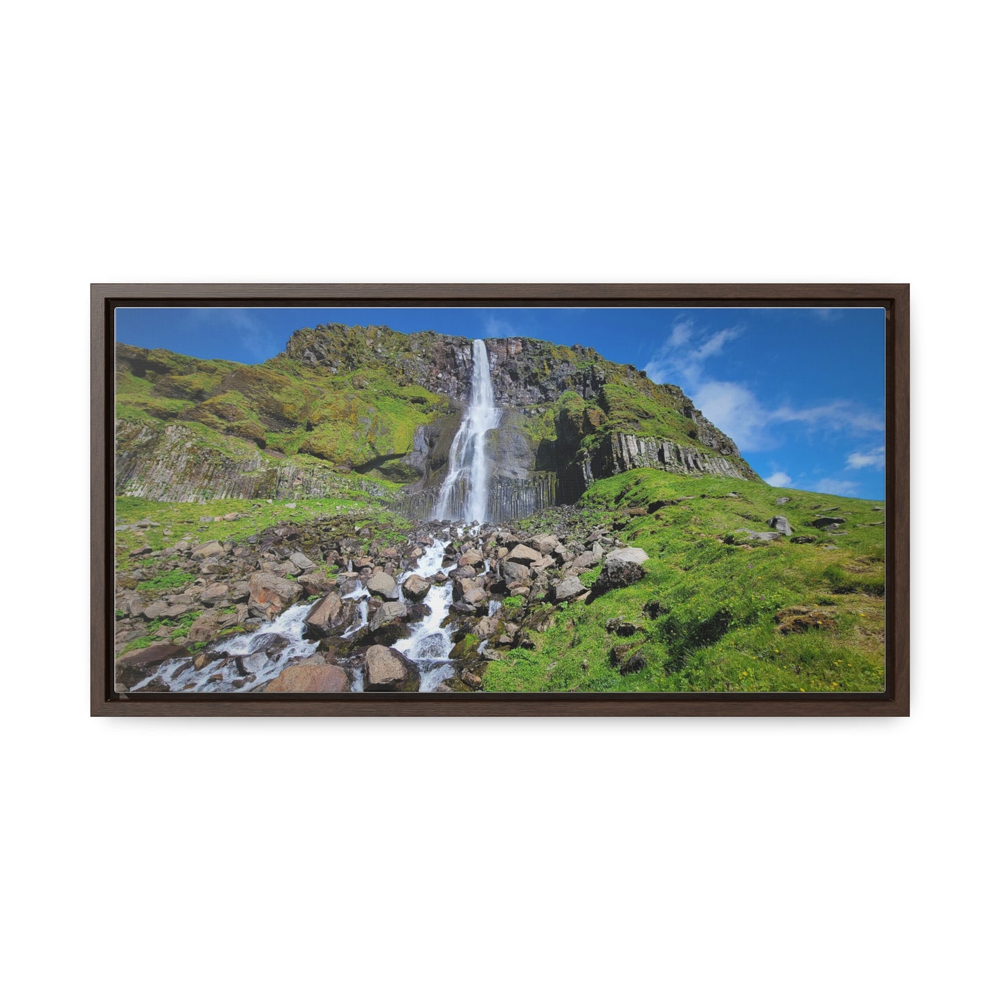 Bjarnarfoss Iceland Waterfall Photograph Beautiful Nature Shot