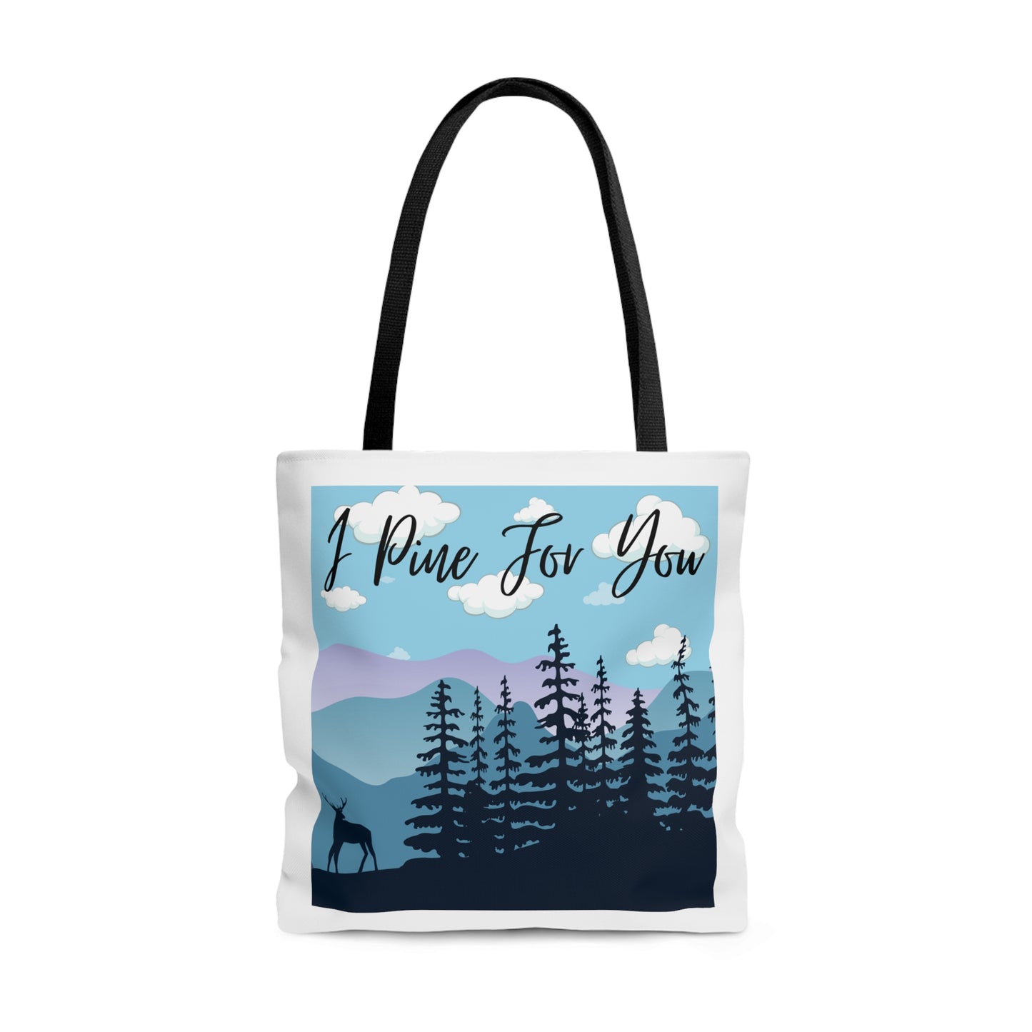 I Pine For You Tote Bag Fun for Plant and Nature Lovers