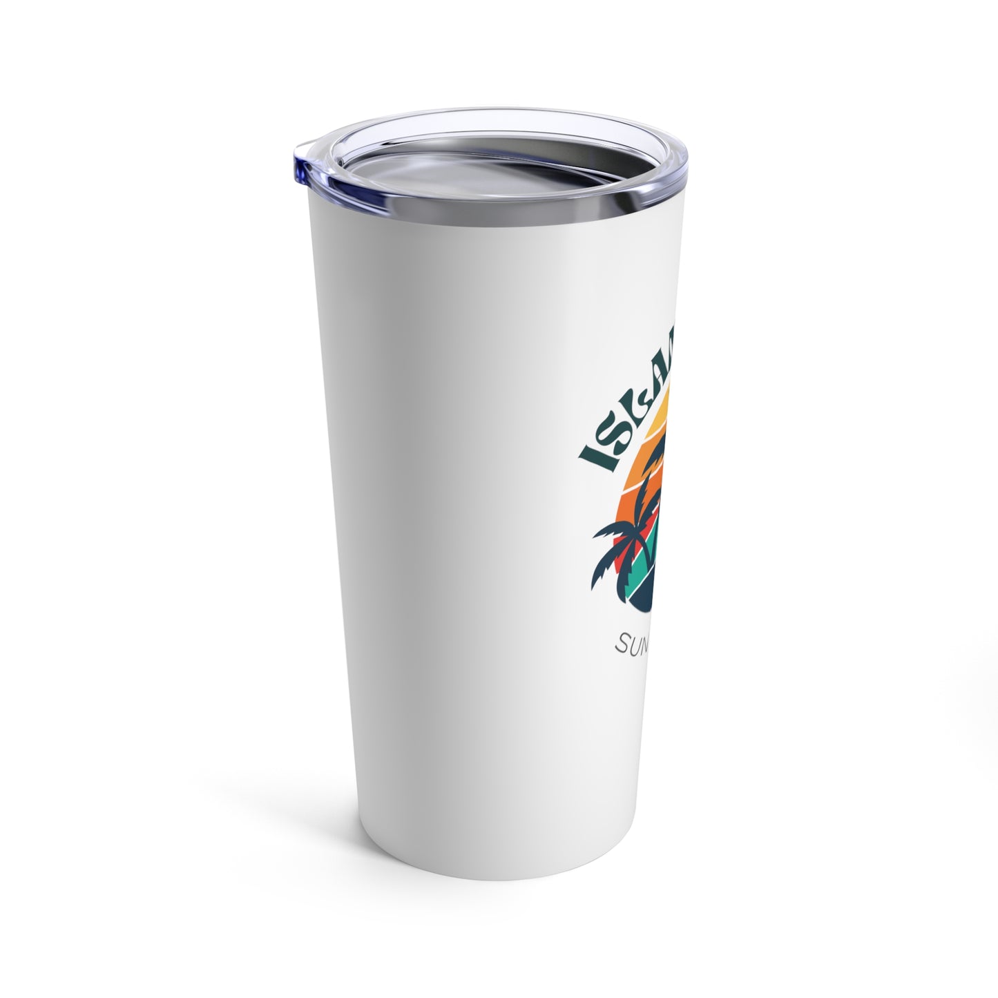 Island Time Sun Lover 20oz Tumbler for Coffee Water Drinks