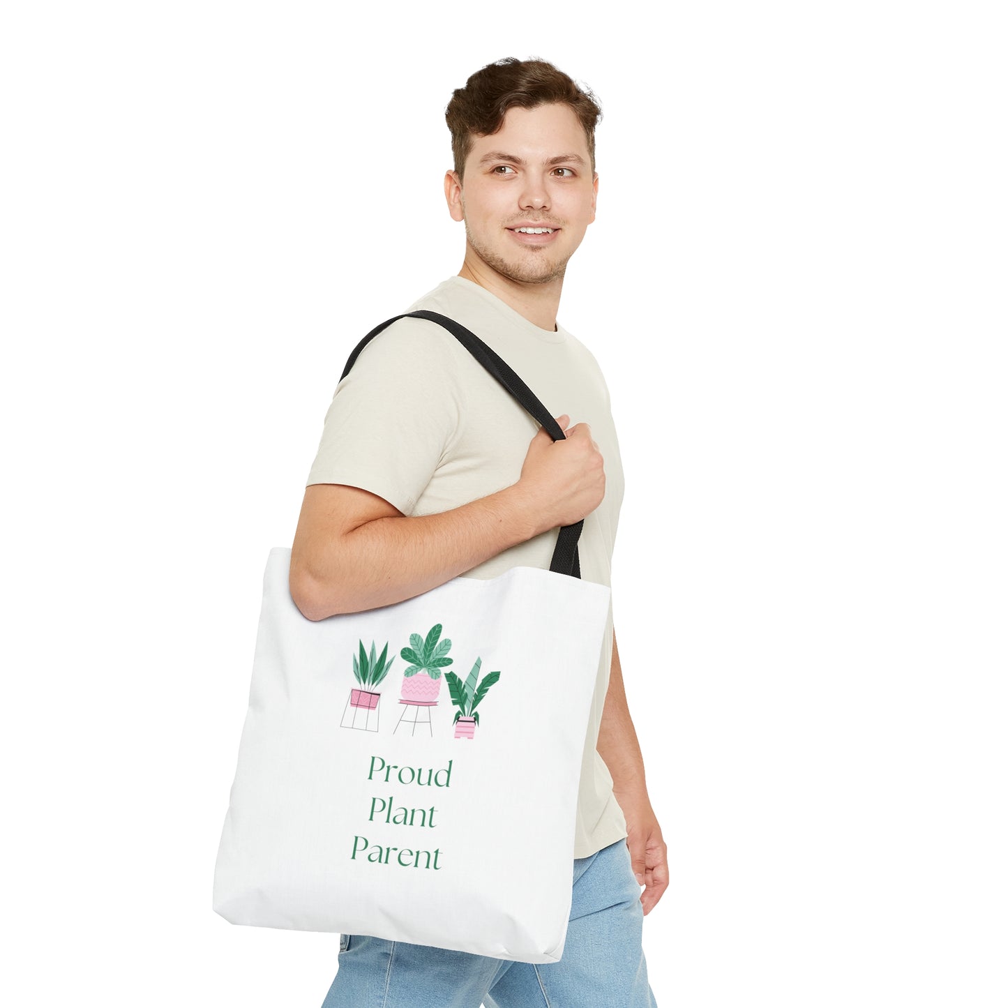 Proud Plant Parent Tote Bag Fun for Plant and Gardening Lovers