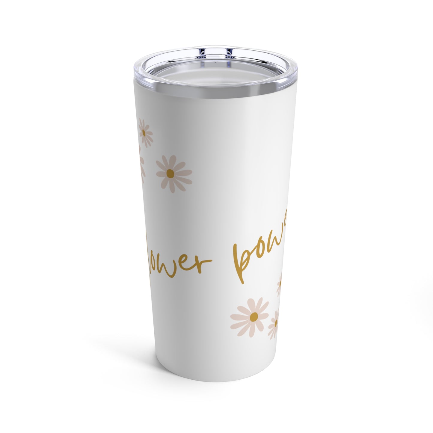 Flower Power 20oz Tumbler for Coffee Water Drinks