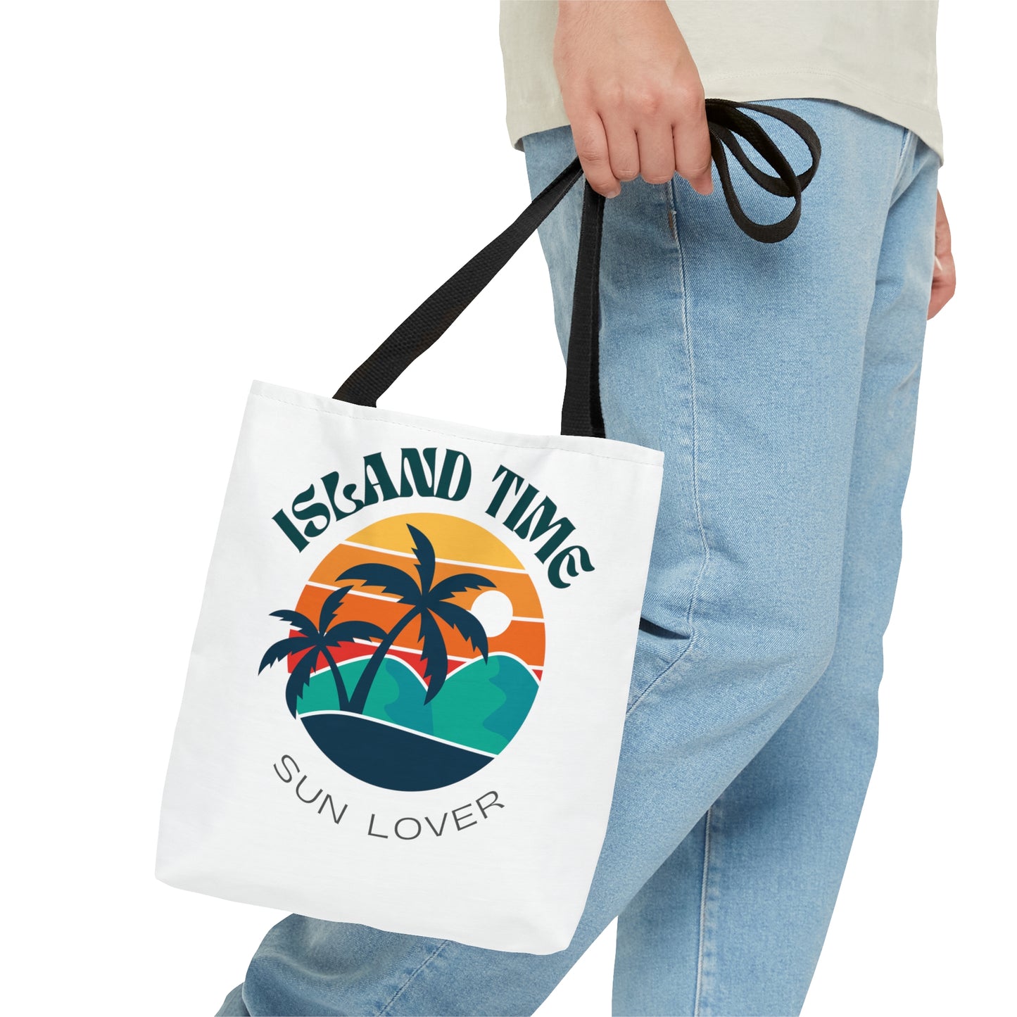 Island Time Sun Lover Tote Bag Fun for Beach and Ocean Lovers