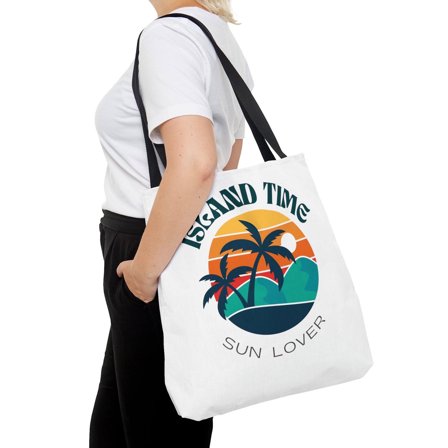 Island Time Sun Lover Tote Bag Fun for Beach and Ocean Lovers