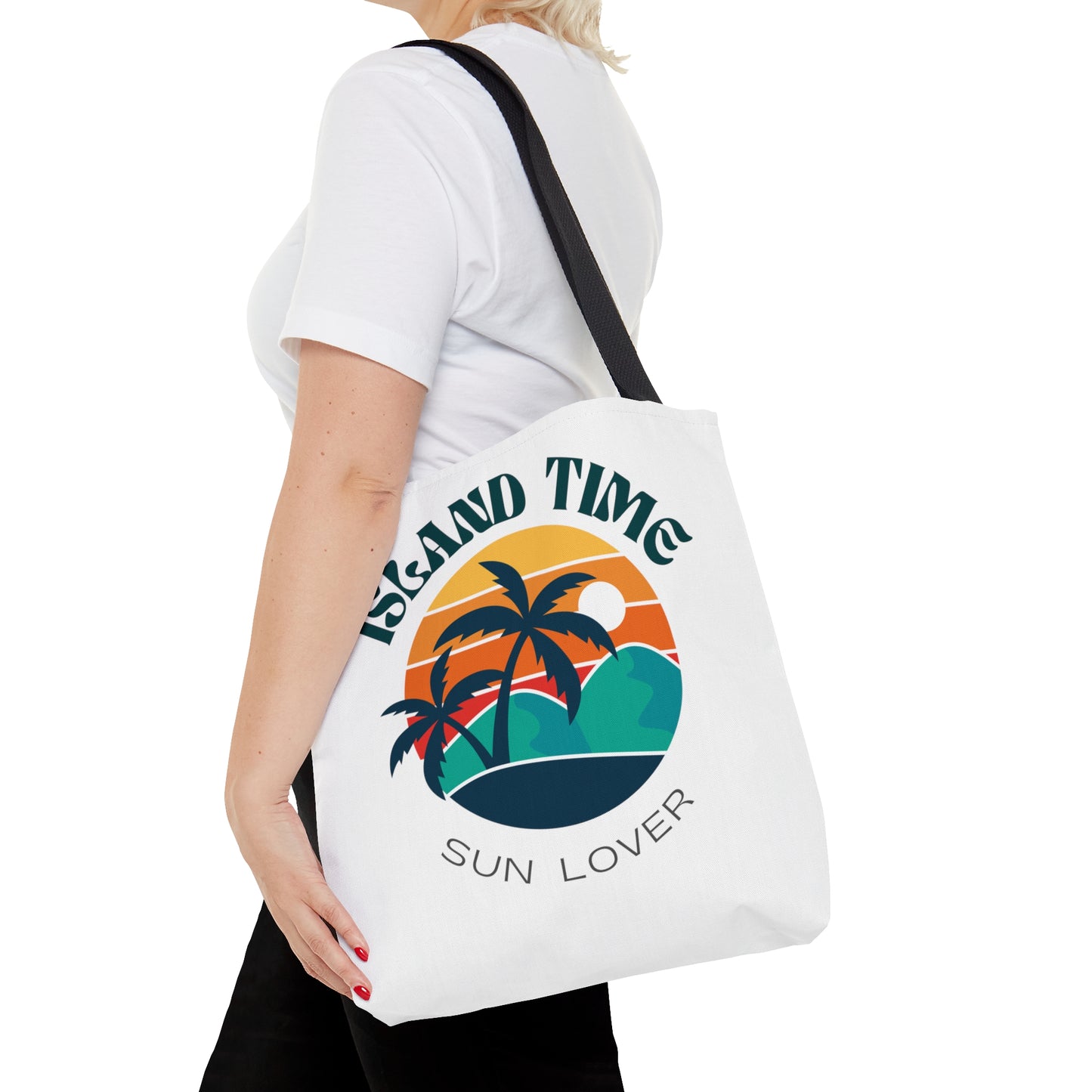 Island Time Sun Lover Tote Bag Fun for Beach and Ocean Lovers