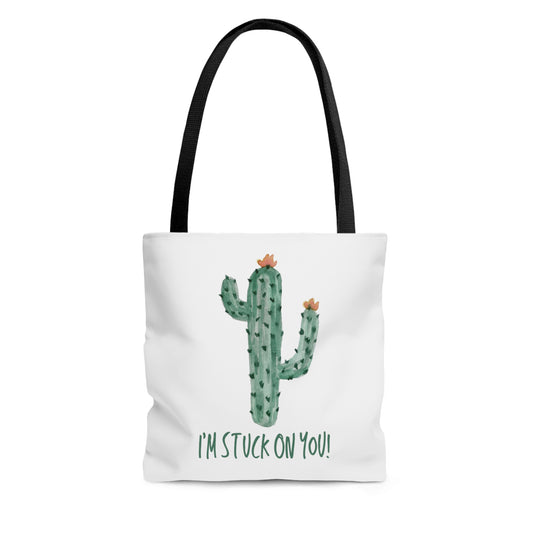 I'm Stuck On You Tote Bag Fun for Cactus and Nature Lovers