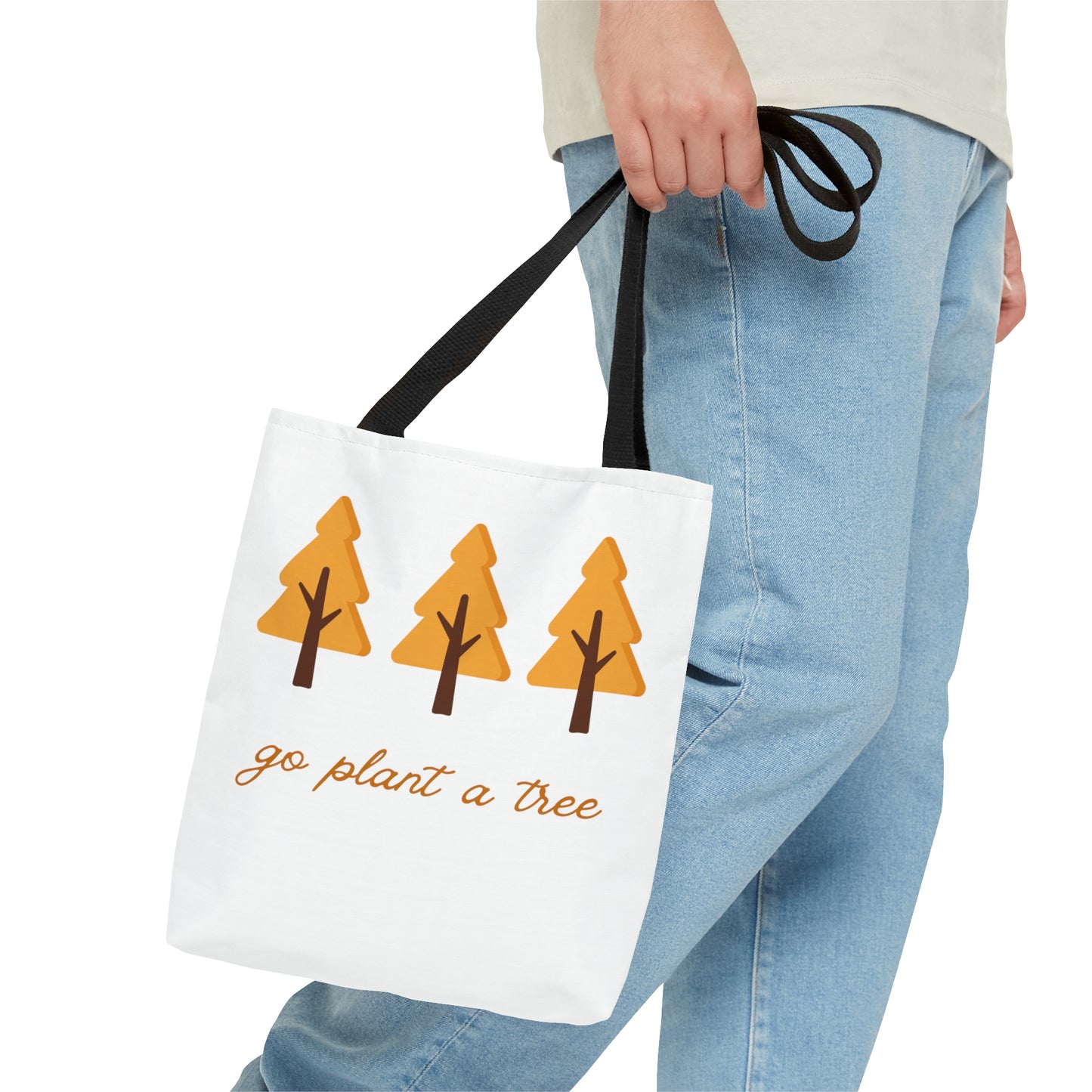 Go Plant A Tree Tote Bag Fun for Plant and Gardening Lovers