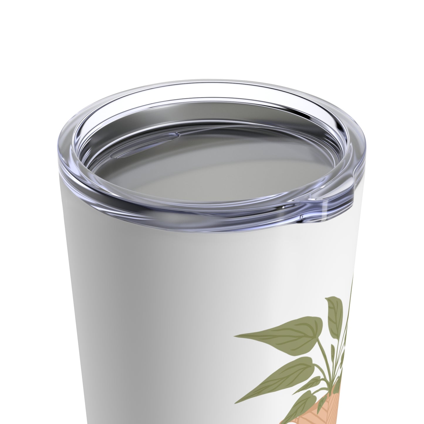 Grow Positive Thoughts Inspirational Plant Lover 20oz Tumbler for Coffee Water Drinks