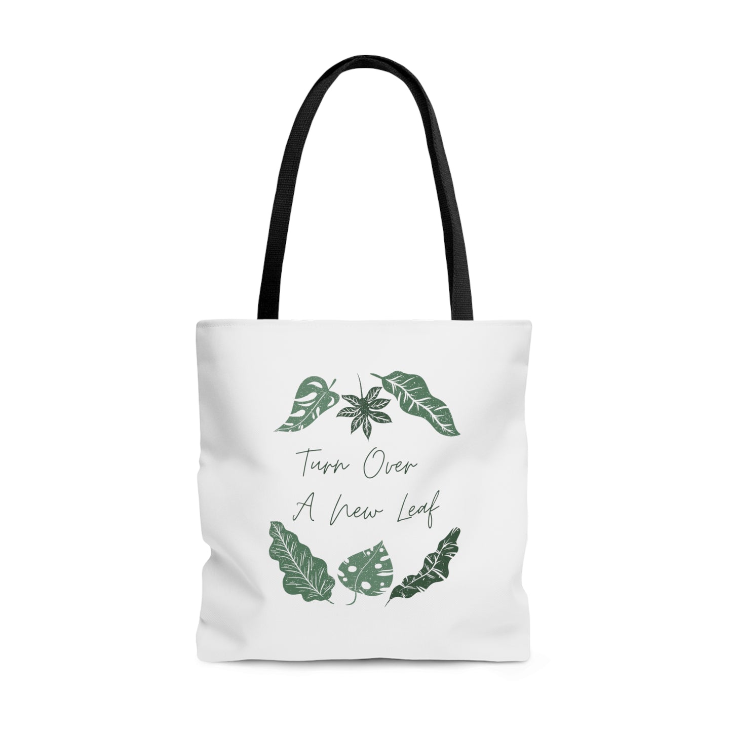 Turn Over A New Leaf Tote Bag Fun for Plant and Nature Lovers