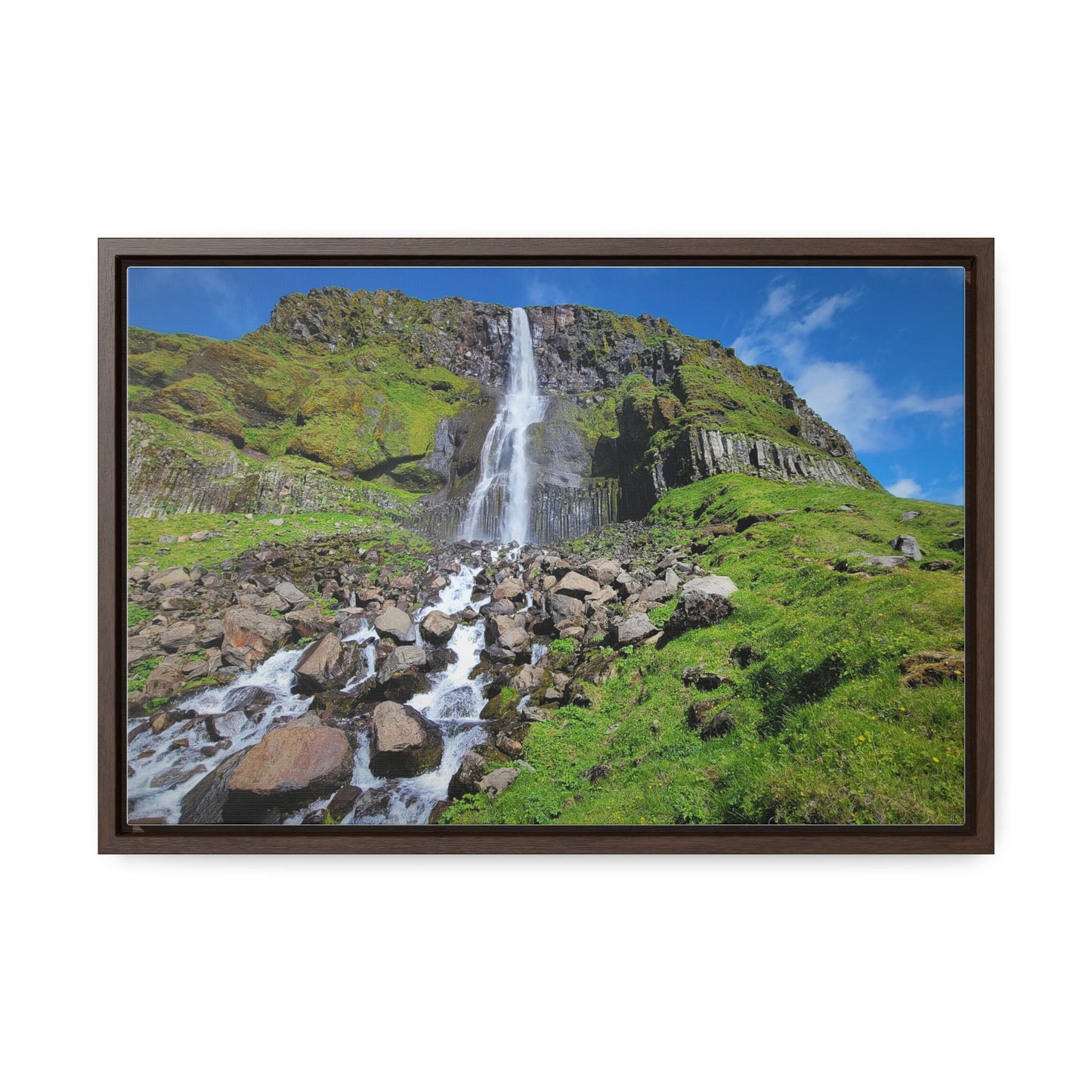 Bjarnarfoss Iceland Waterfall Photograph Beautiful Nature Shot