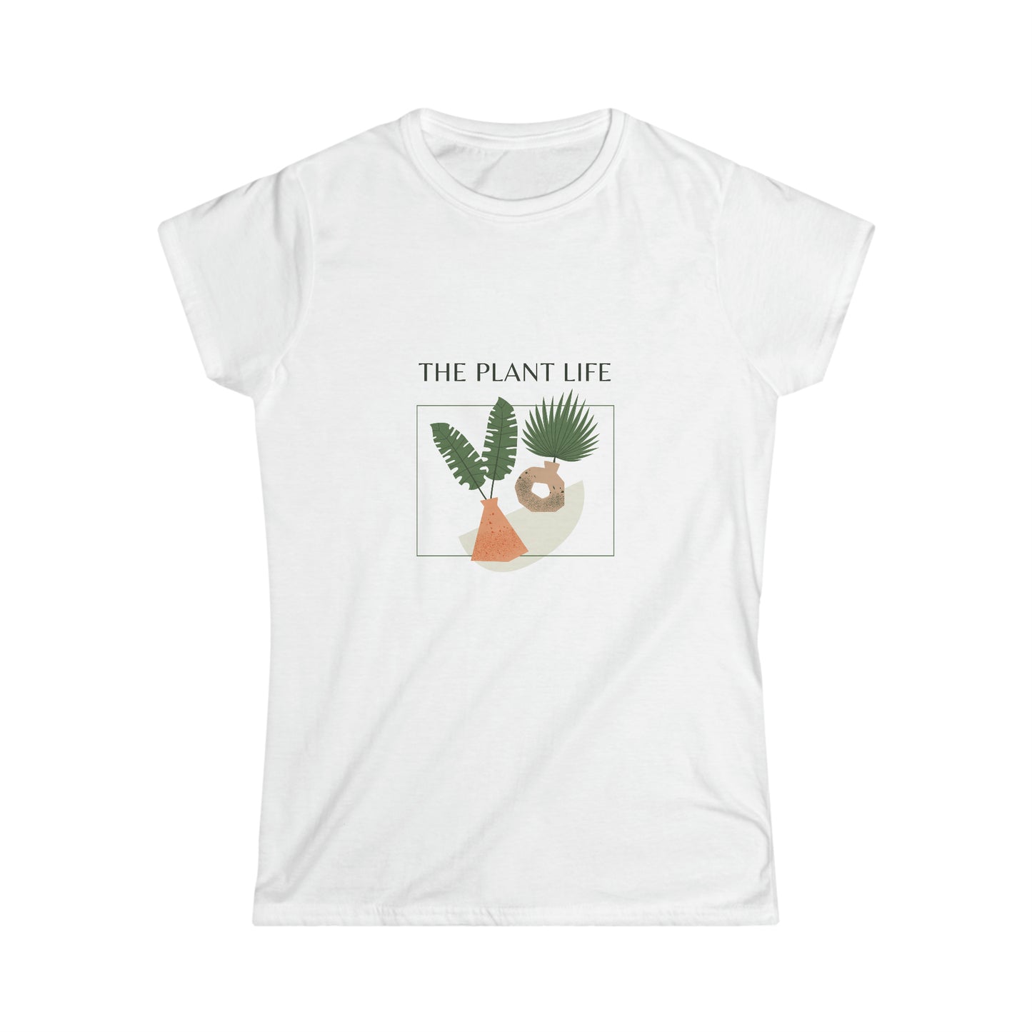 The Plant Life Fun Gardening Fitted T-Shirt for Plant Lovers