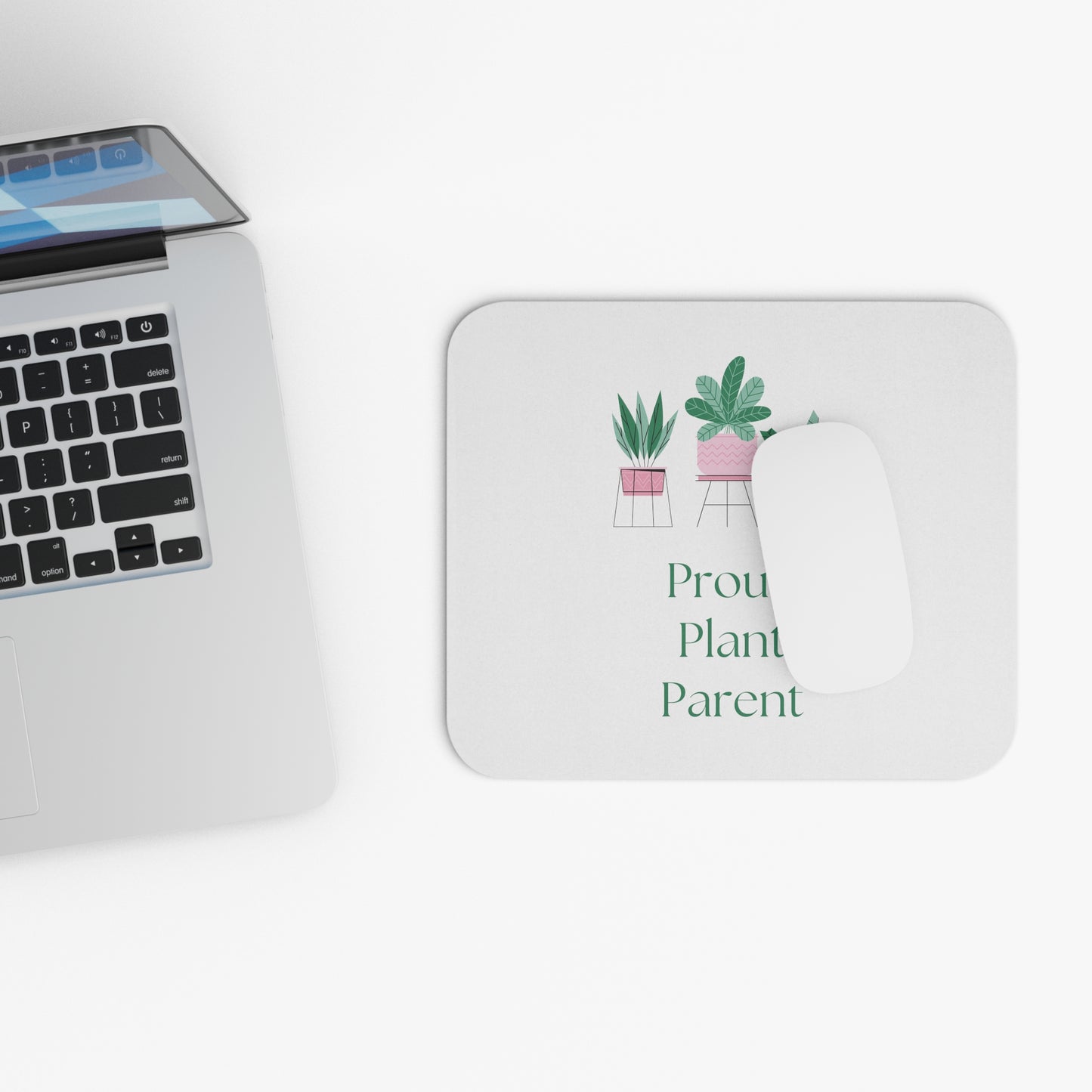 Proud Plant Parent Mouse Pad for Gardening Lovers