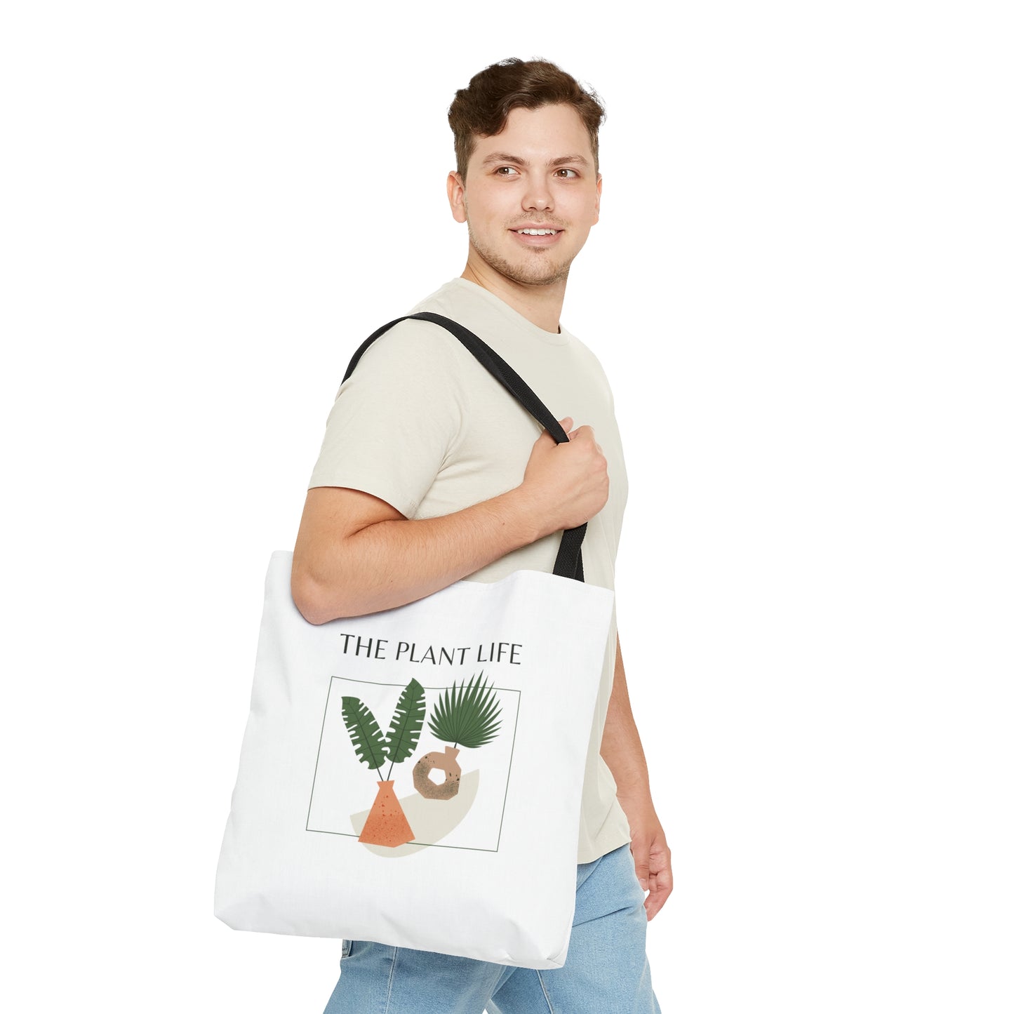 The Plant Life Tote Bag Fun for Plant and Gardening Lovers