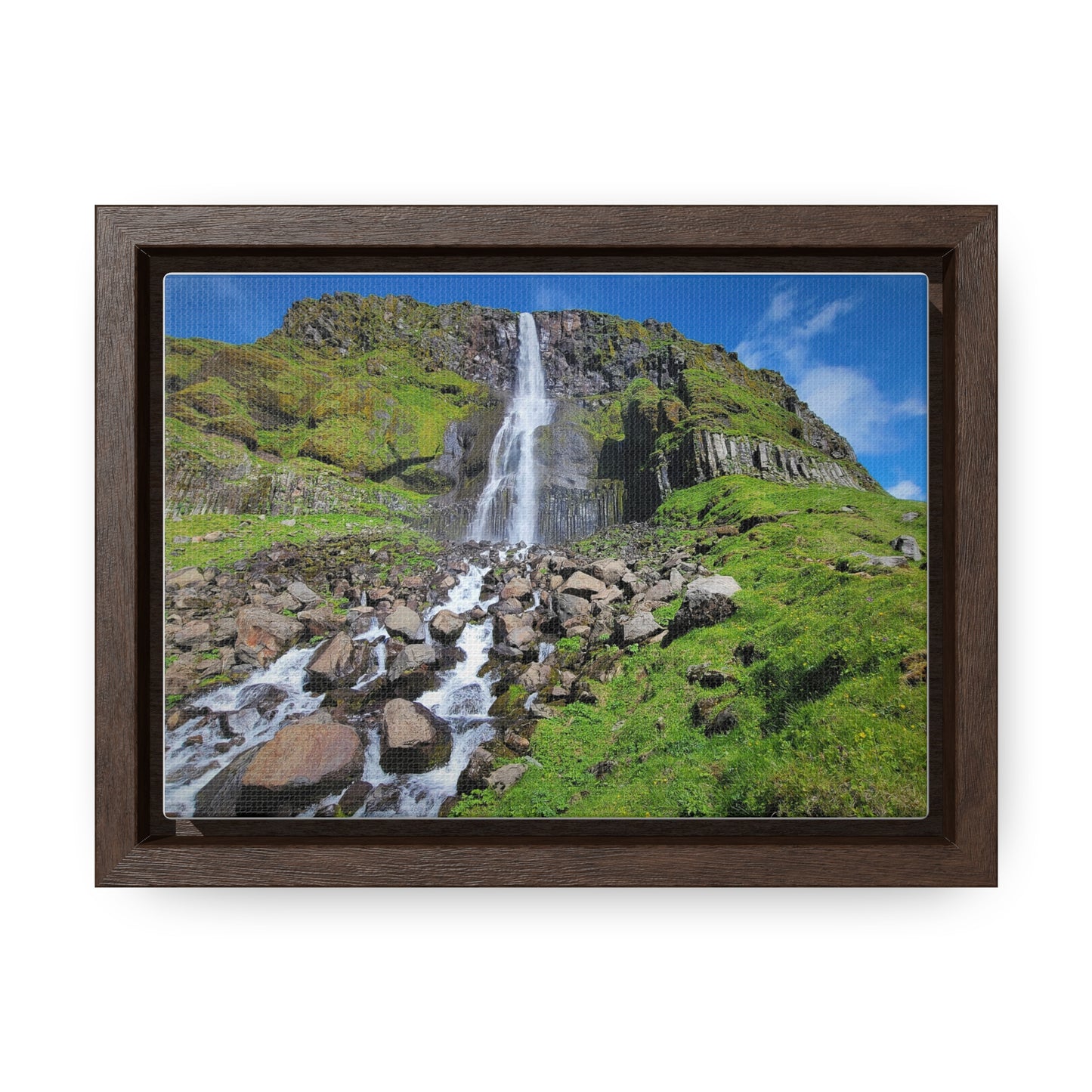 Bjarnarfoss Iceland Waterfall Photograph Beautiful Nature Shot