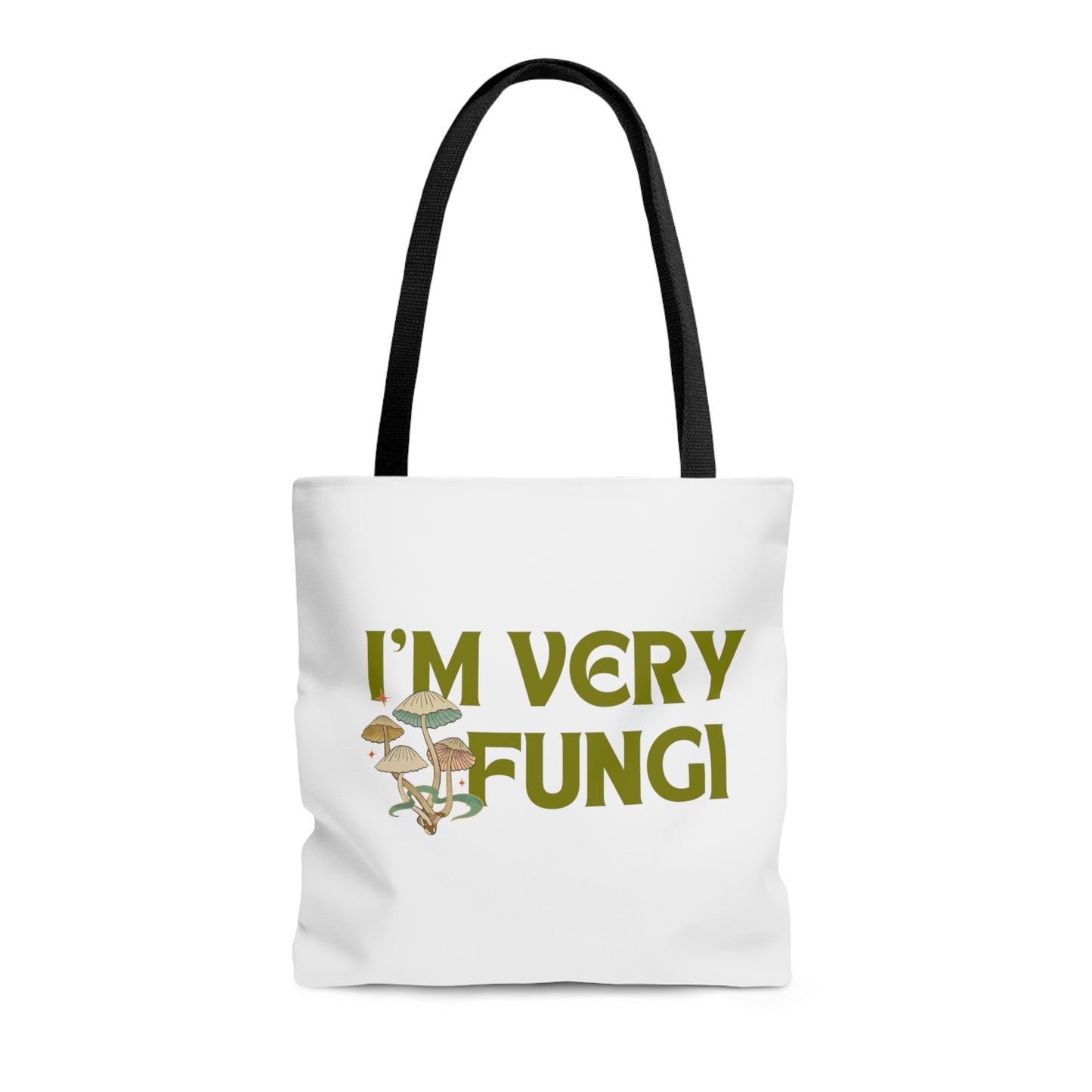 I'm Very Fungi Tote Bag Fun for Mushroom Lovers