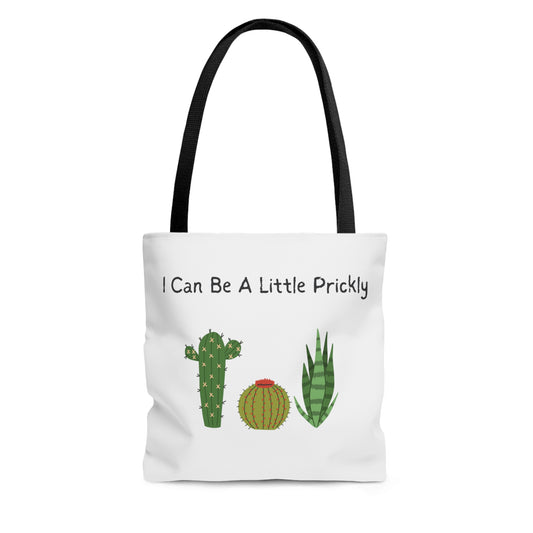 I Can Be A Little Prickly Tote Bag Fun for Cactus Lovers