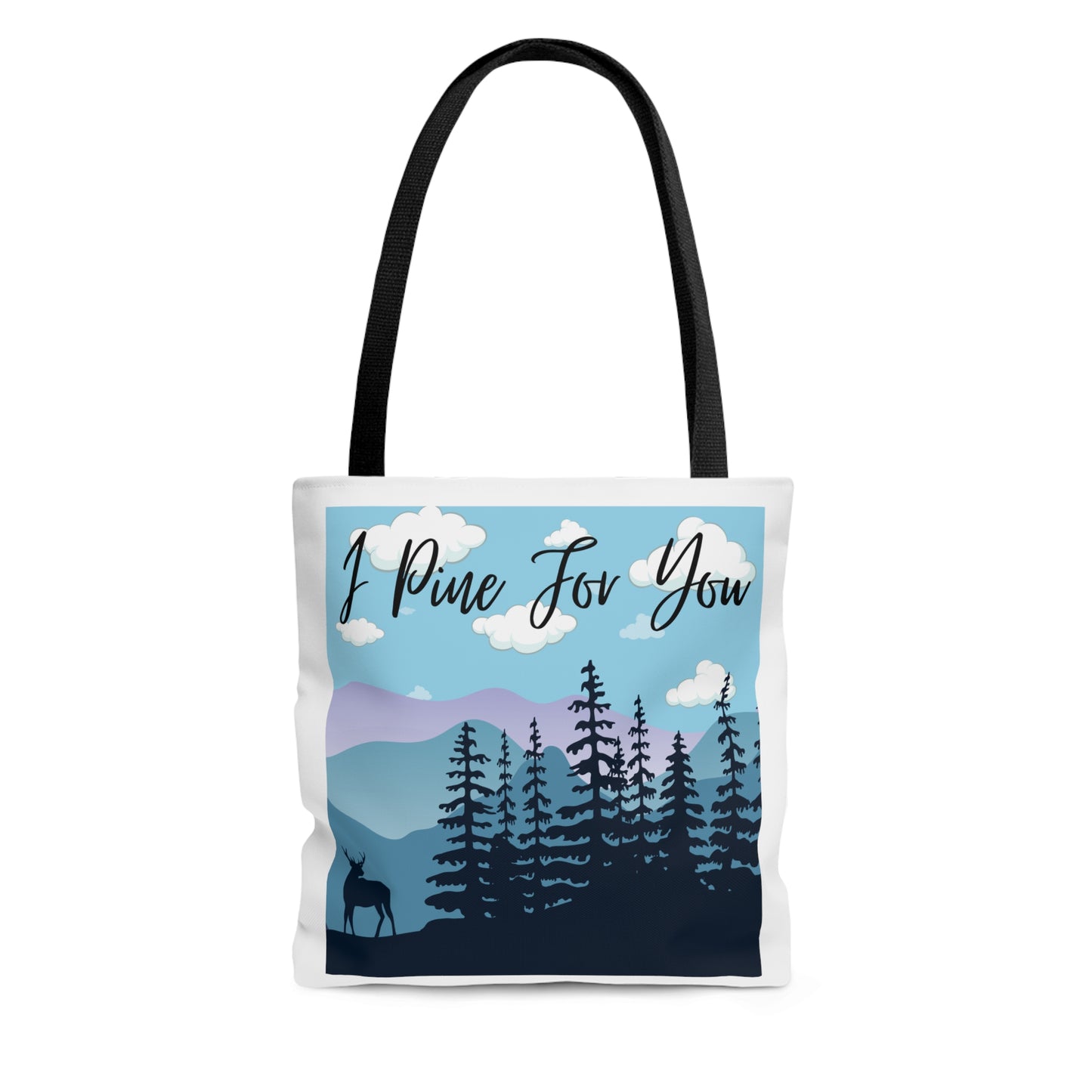 I Pine For You Tote Bag Fun for Plant and Nature Lovers