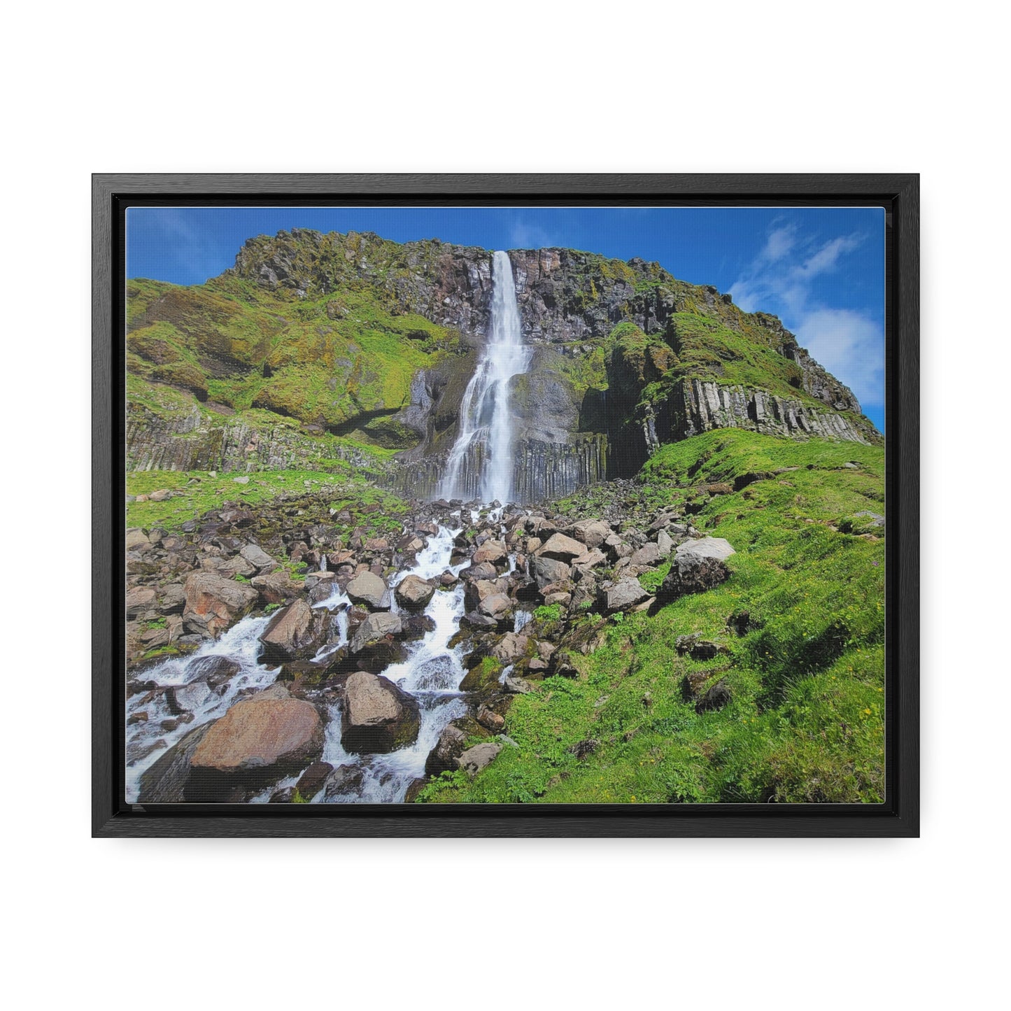 Bjarnarfoss Iceland Waterfall Photograph Beautiful Nature Shot