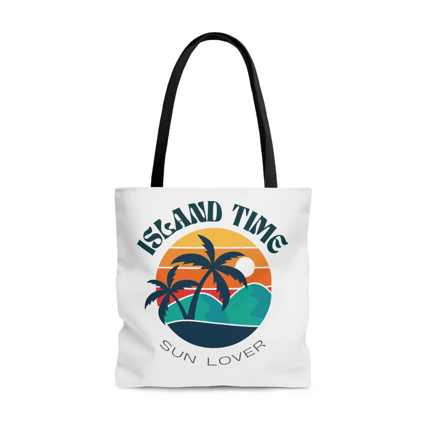 Island Time Sun Lover Tote Bag Fun for Beach and Ocean Lovers