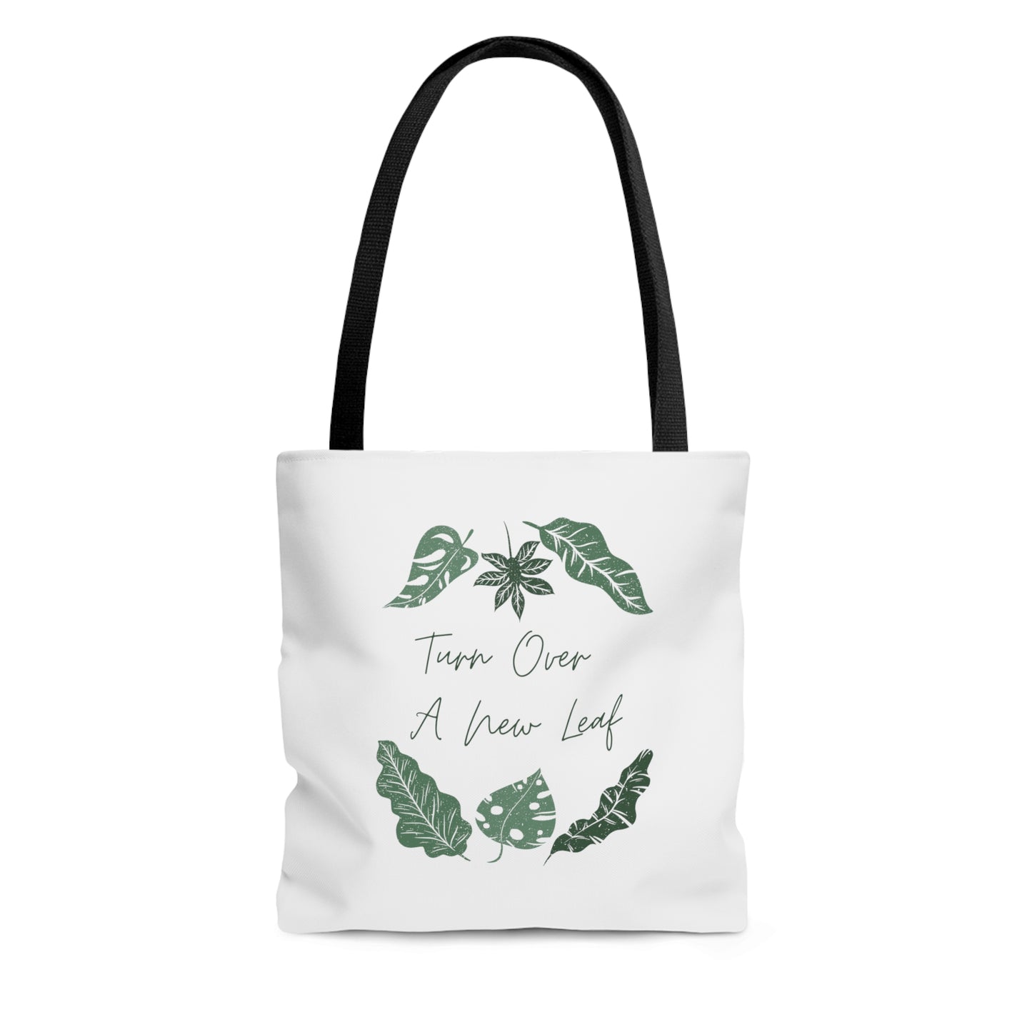 Turn Over A New Leaf Tote Bag Fun for Plant and Nature Lovers