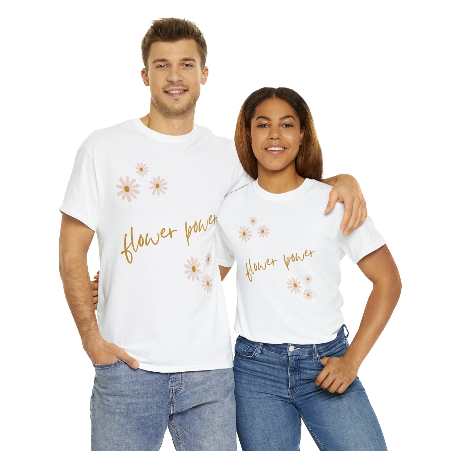 Flower Power Fun T-Shirt Unisex Daisies Flowers Cute