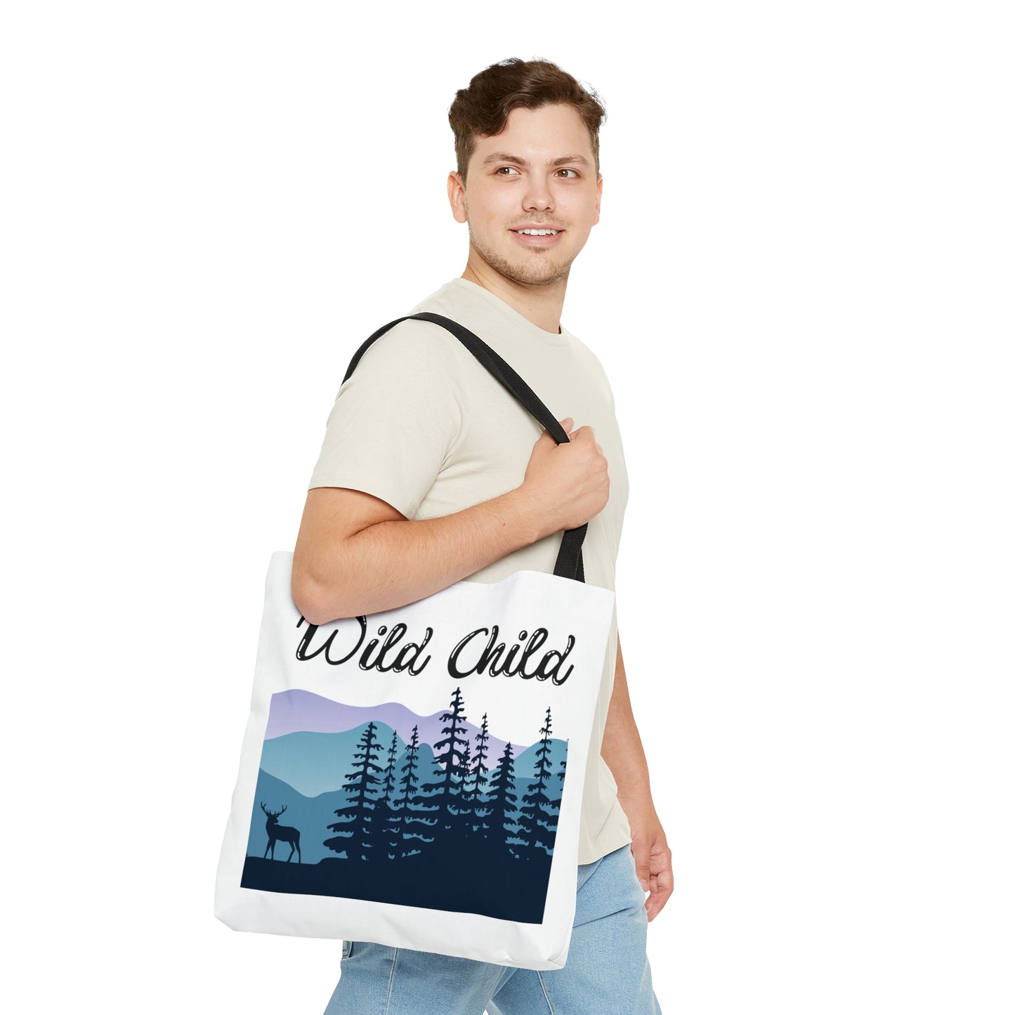 Wild Child Tote Bag Fun for Outdoorsy and Nature Lovers