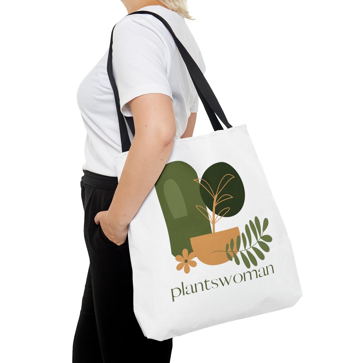 Plantswoman Tote Bag Fun for Plant and Gardening Lovers