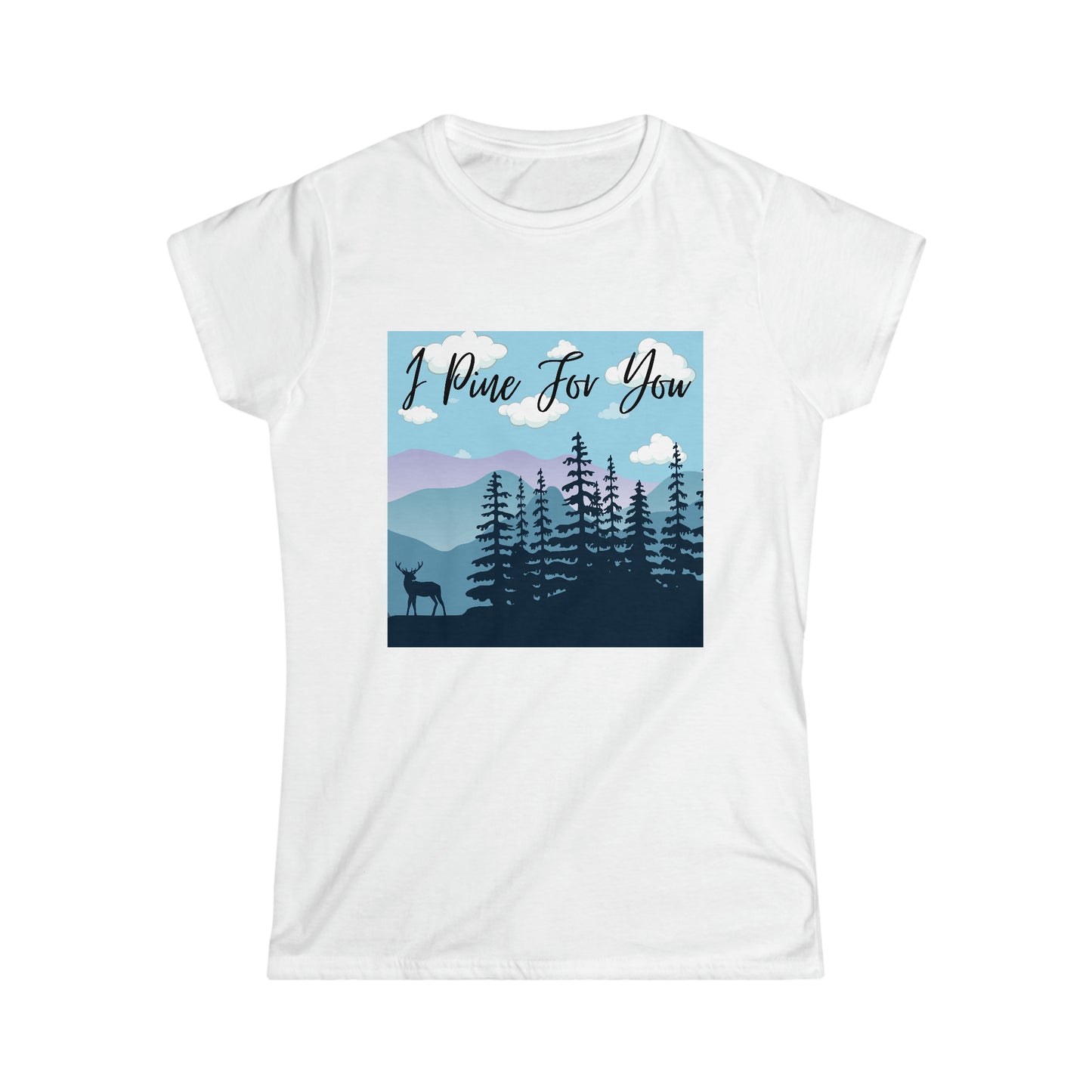 I Pine For You Fitted T-Shirt Nature Lovers Hiking