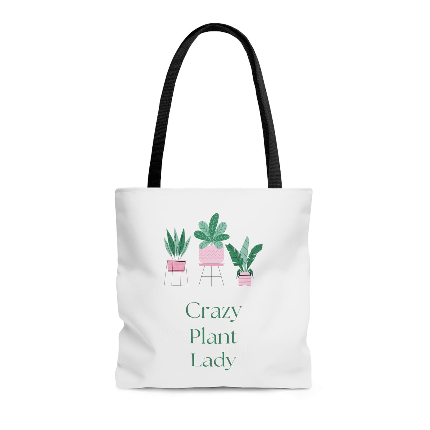 Crazy Plant Lady Tote Bag Fun for Gardening Lovers