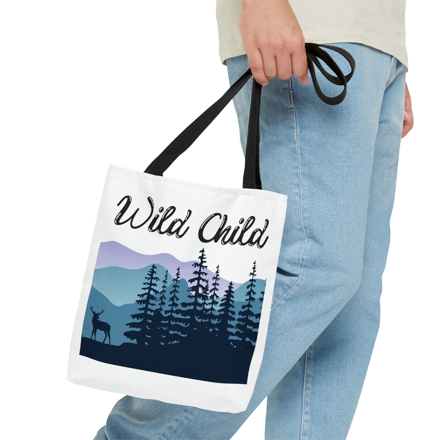 Wild Child Tote Bag Fun for Outdoorsy and Nature Lovers