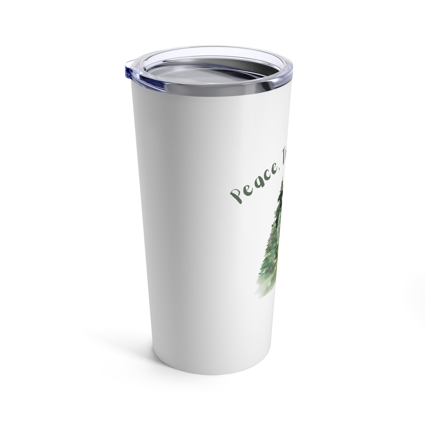 Peace Trees & Love Nature Lover 20oz Tumbler for Coffee Water Drinks