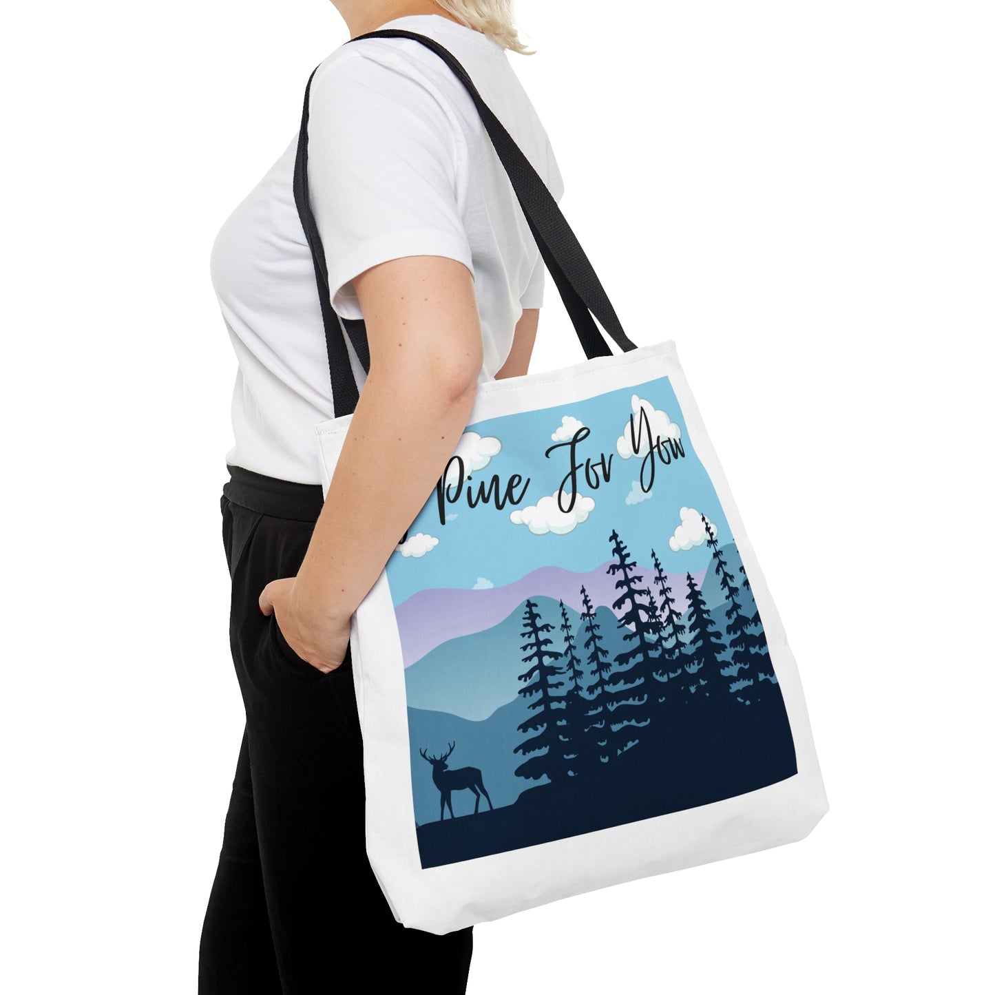 I Pine For You Tote Bag Fun for Plant and Nature Lovers