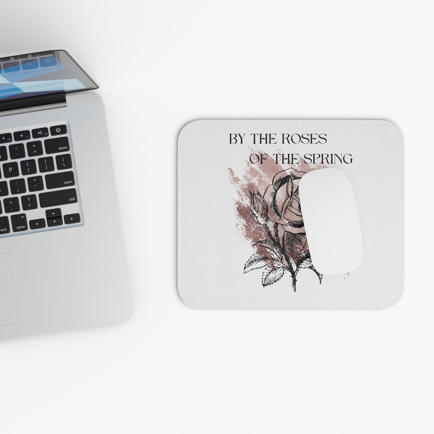 By The Roses Of The Spring Mouse Pad for Shakespeare Lovers