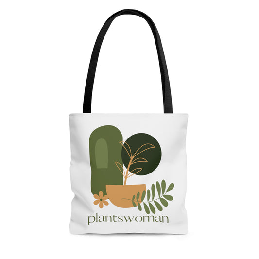 Plantswoman Tote Bag Fun for Plant and Gardening Lovers